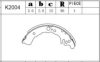 DAIHA 4743097503000 Brake Shoe Set